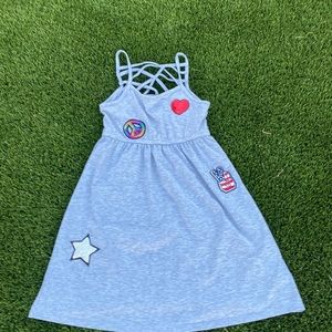 Gray dress for kids